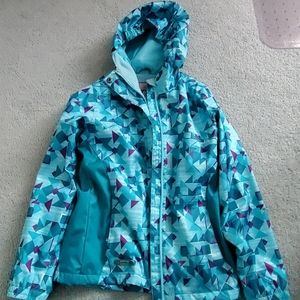 Girl's jacket with splash pants